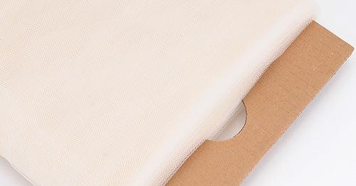 Ivory - 54 Inch By 40 Yards (120 Ft.) Tulle Fabric..
