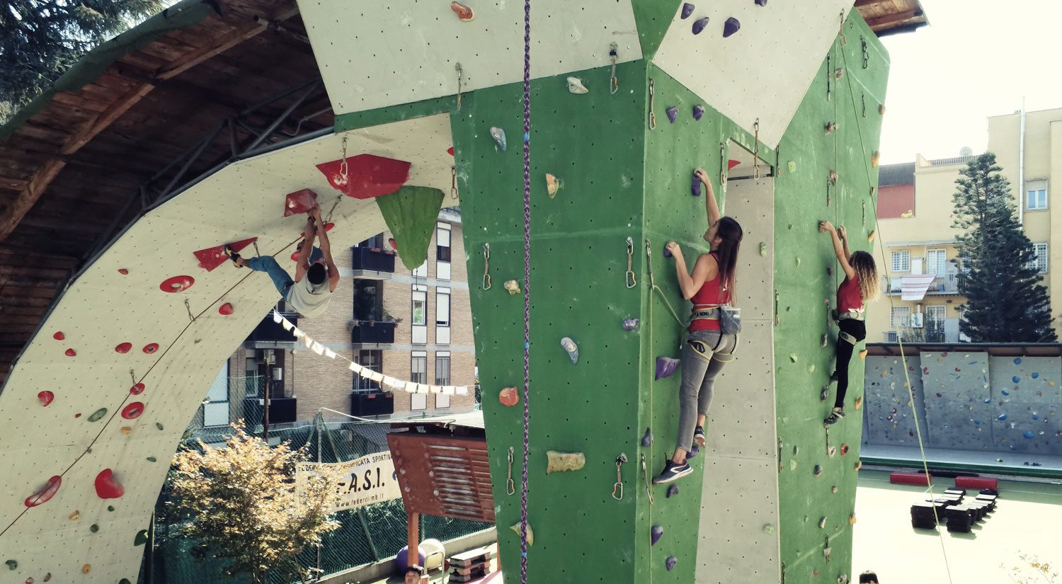 Torre corda Star Wall Climbing Park - Palestra Arrampicata Roma