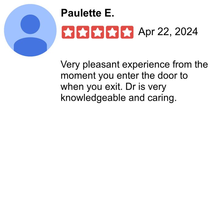 We just received another great review on Yelp: