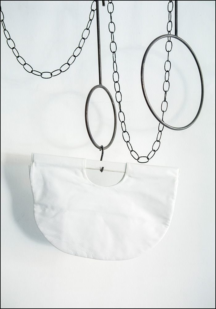 Modern Weaving Half Circle Clutch