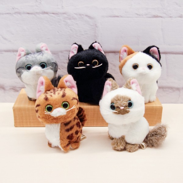 Naito Design Gatto Ragdoll Peluche 8 cm