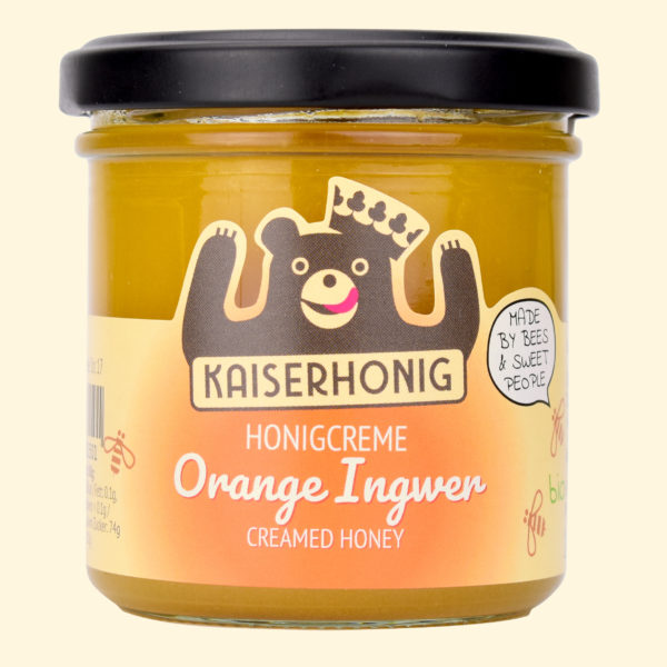 Orange Ingwer, Honigcreme