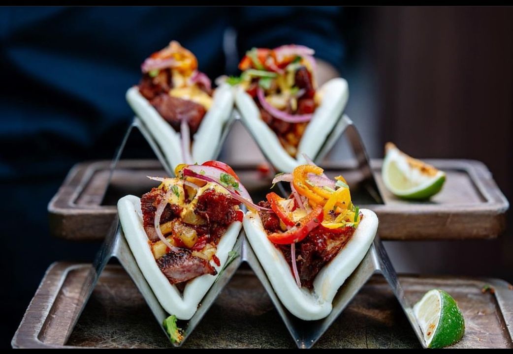 Our delicious bao buns with small pieces of pork and candied pineapple are a unique experience